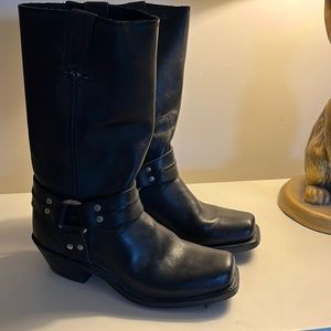 CodeWest harness leather boot size 6.5